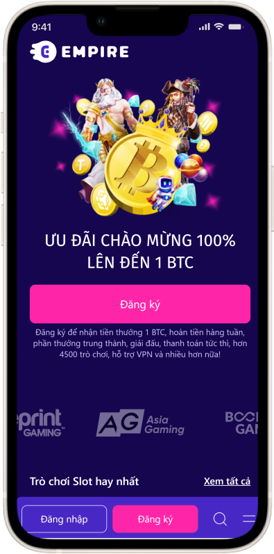 Sòng bạc trực tuyến Empire Casino với nhiều lựa chọn trò chơi